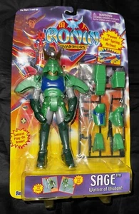 2001 Ronin Warriors SAGE Warrior Of Wisdom Action Figure Replay carded - Picture 1 of 3