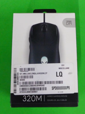 正品 Alienware 有线游戏鼠标 AW320M 戴尔 5K63D — 第 1/4 张图片