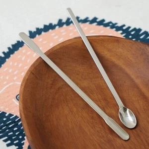 Cucchiaio agitatore acciaio inox nero tè miele caffè cucina made in Japan - Foto 1 di 6