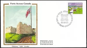 Canada #987 "CANADIAN FORTS" Brand New 1983 Colorano Silk Issue - Picture 1 of 2