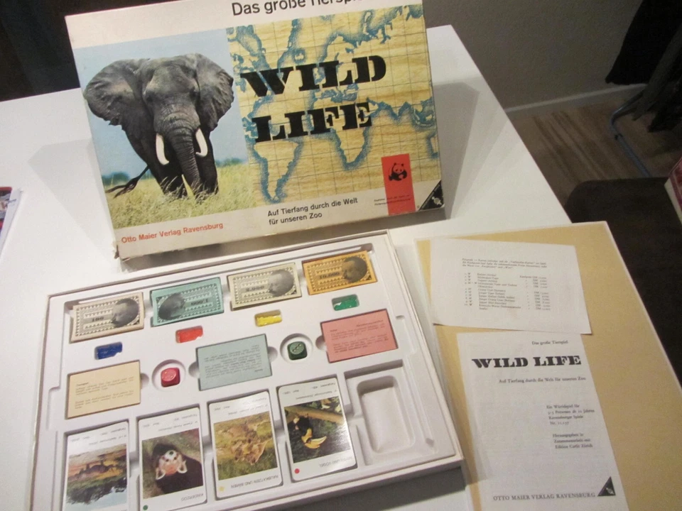 WILD LIFE - Das große Tierspiel - Ravensburger - Inhalt Top - Vintage - Bild 1 von 1