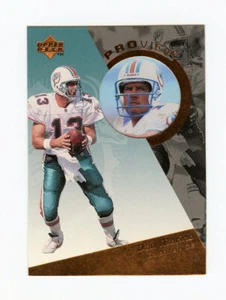 Dan Marino 1996 Upper Deck Proview Cel Clear Window Insert Card Preview Pro View - Bild 1 von 2