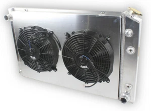 For 73-91 Chevy Truck C20 C30 K10 350 454 V8 5.7 7.4L 4-Row Radiator Shroud Fan - Picture 1 of 12
