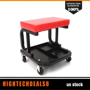 Rolling Creeper Garage Shop Seat Padded Mechanic Stool - Bild 1 von 9