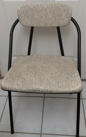 Vintage Mid  Century 1950s Atomic - Abstract Lines Cosco Hamilton Stylaire Chair Cover