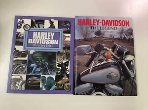 Harley Davidson & The Legend Hardcover Books x 2 - 1994 & 1995 Vintage - Picture 1 of 15