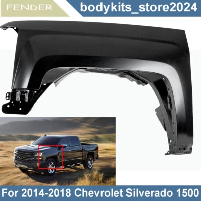 New Front Left Driver Fender For 2014-2019 Chevrolet Silverado 1500 2500 3500HD - Image 1 of 4