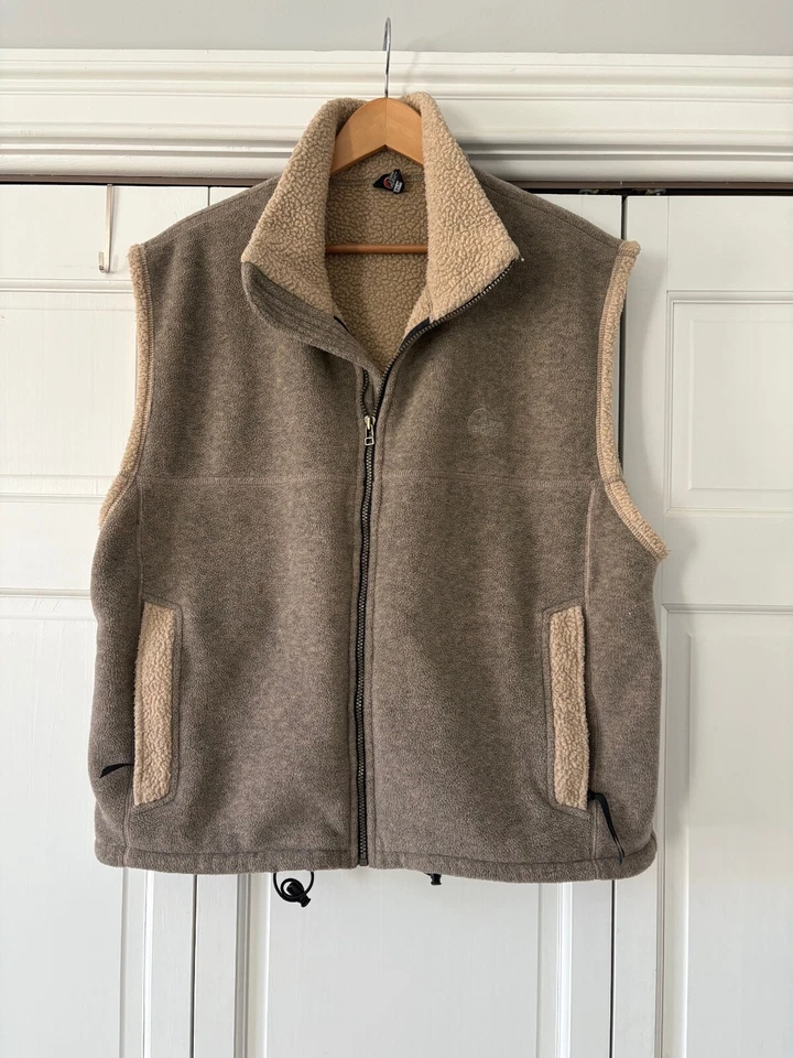 Lowe Alpine Aleutian Para Hombres XL Polar Suéter Chaleco Taupe De Colección Polartec Sherpa Beige Foto 1 de 1
