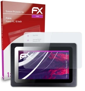 atFoliX Glass Protector voor Pokini Panel-PC 10 Inch 9H Beschermend pantser - Afbeelding 1 van 4