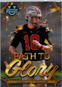 2024 Bowman University Chrome #PG-11 Will Howard Path To Glory - Bild 1 von 2