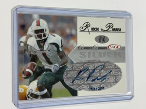 2005 SAGE Auto Silver /300 Roscoe Parrish #A33 Rookie Autograph RC - Picture 1 of 2