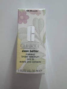 Clinique Even Better Makeup Broad Spectrum Foundation SPF 15-CN28 Ivory-1oz NEW - Picture 1 of 1