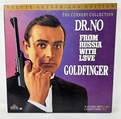 The Connery Collection Dr. No, From Russia With Love, Goldfinger Factory Sealed - Image 1 of 2