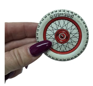 (1) Vintage Tin Lithographed Balloon Dunlop Cord Toy Wheel Tire 901x135 - Picture 1 of 1
