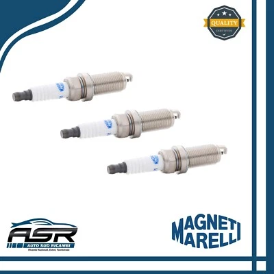 KIT 3 CANDELE CITROEN C1 PEUGEOT 107 SMART FORFOUR TOYOTA AYGO 1.0 50KW 1KR-FE - Imagen 1 de 2