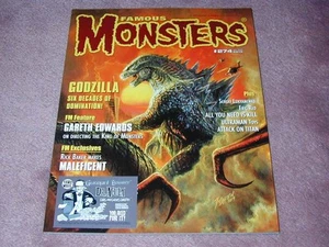 FAMOUS MONSTERS # 274 - STICKER version - Godzilla 2014 film cover - Bild 1 von 1