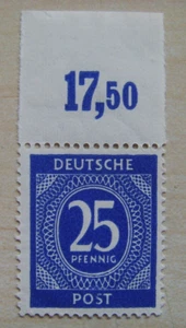 OCUPACIÓN ALIADA Michel-Nr. 926 b borde superior firmado ArGe ** nuevo - Imagen 1 de 2