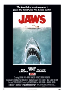 Jaws Roger Kastel Movie Film Poster Lithograph Print Art Spot Mondo - Picture 1 of 1