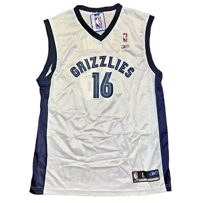 Pau Gasol Memphis Grizzlies Reebok Jersey NBA Authentic New Deadstock w/ Tags L - Image 1 of 4