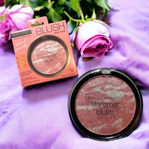 Beauty Concepts Rosy GLOW Shimmer Blush Lunga Durata COTTURA POTENZA VEGAN - Foto 1 di 9