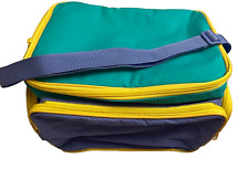 Tupperware Picnic/Lunch Tote Cooler in Gorgeous Blue, Green, and Yellow