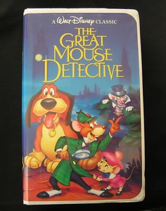 RARE Disney’s The Great Mouse Detective (VHS, 1992, Black Diamond Classic) - Picture 1 of 8