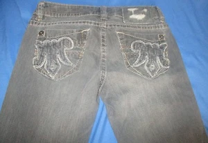 Womens MEK DNM Sardinia Bootcut Jeans Gray Distressed Size 25 - Picture 1 of 8