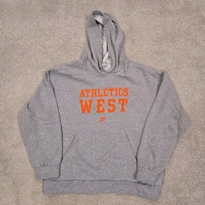 Vintage Nike Athletics West Hoodie Herren Größe Medium Y2K grau - Bild 1 von 7