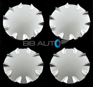SET OF 4 NEW AFTERMARKET SILVER WHEEL CENTER CAPS FOR 2003-2006 CHEVROLET SSR - Picture 1 of 7