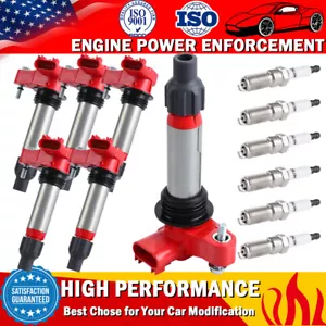 Ignition Coil & Spark Plug For Buick Cadillac Saturn Cadillac Chevy Suzuki UF569 - Picture 1 of 15