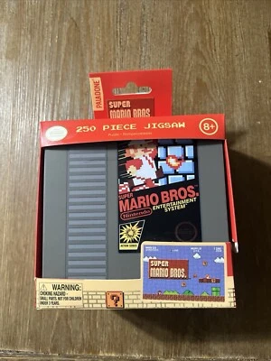 Nintendo SUPER MARIO BROS 250 Piece Jigsaw Puzzle & Collector Tin Sealed  - Image 1 of 3
