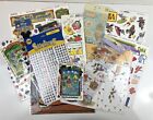 Large Crafters Lot Crafter Paper & Stickers Halloween Disney Chuck E. Cheese VTG