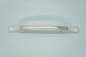 Tirador de Mueble Arqueado Orig. Amerock Blanco / Oro 125MM Vintage 1964 IN Ovp - Imagen 1 de 8