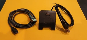 2 Pk for Garmin Fenix Instinct Vivoactive USB Charger Cable Cord Cradle Charge - Picture 1 of 11
