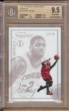 2012-13 PANINI SIGNATURES KYRIE IRVING RC 16/25 BGS 9.5!!