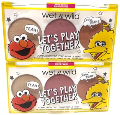 (2) Wet N Wild Let's Play Together Complexion Trio Sealed 1115660 - Perfect Pair - Image 1 of 3