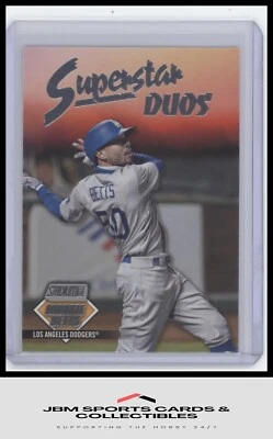 2021 Stadium Club #SD-2 Cody Bellinger / Mookie Betts Superstar Duos - Image 1 of 2