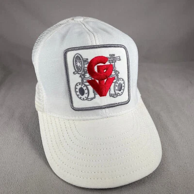 Gorra GV Valves Hombres OS Blanca De Colección Snapback Trucker Cap Paramount Hecha en EE. UU. Foto 1 de 4