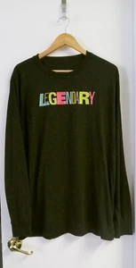 Hustle Men's Legendary Long Sleeved T Shirt Black Size L - Picture 1 of 4