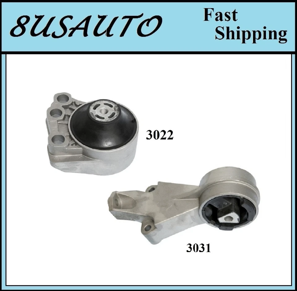 2 PIEZAS MONTAJE MOTOR DELANTERO Y TRASERO APTO PARA 2004 SATURN L300 2,2 L - TRANSMISIÓN AUTOMÁTICA Foto 1 de 4