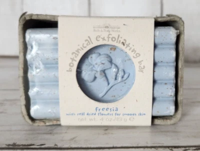 Bath & Body Works Botanical Exfoliating Freesia Soap 4oz READ - Image 1 of 4