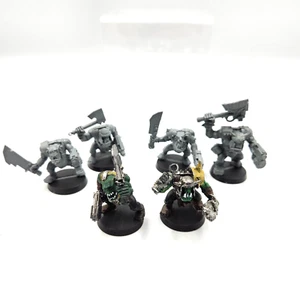 6 X Orks Warhammer 40k Assembled And Unpainted & PAINTED FREE POST - Foto 1 di 2