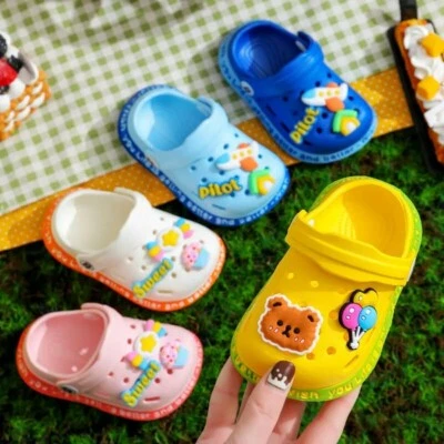 Kids summer cartoon cave hole sandals 2022 Garden beach slippers - Image 1 of 4
