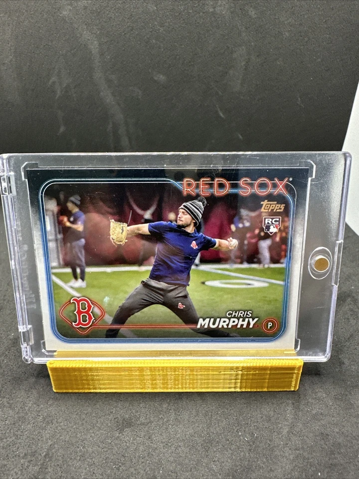 2024 Topps Series 1 Chris Murphy Golden Mirror RC SSP #73 - Red Sox  - Image 1 of 2