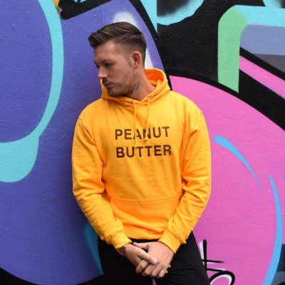 TWISTED SAINT Peanut Butter Unisex Embroidered Hoodie. Foodie, Jumper, Cute, PBJT Tumblr Sweat