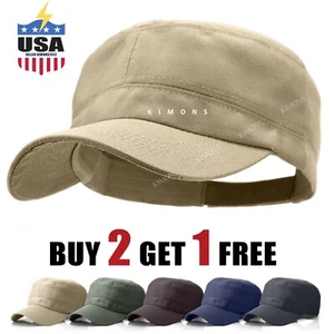 Gorra del ejército sombrero militar cadete patrulla Castro hombres mujeres golf béisbol verano castr - Imagen 1 de 15