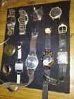 Lot Of 10 Mens Mostly Quartz  Watches Vintage And Recent