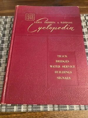 Railway Engineering Maintenance Cyclopedia 1948 Track Bridges Buildings Signals - Image 1 of 4