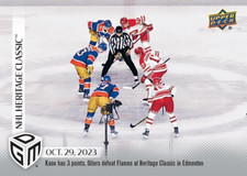 2023-24 Evander Kane Upper Deck Game Dated Moments Limit to 599 PRESALE #12