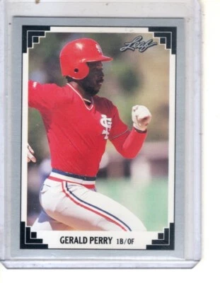 1991 Leaf - #272 Gerald Perry - Image 1 of 2